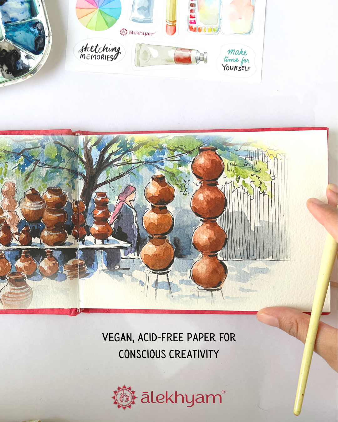 Alekhyam Watercolour Journal A5