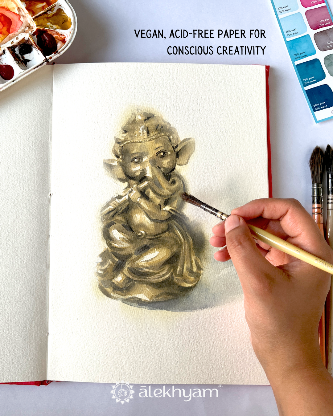 Alekhyam Watercolour Journal A4