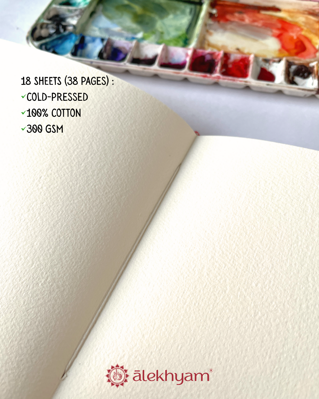 Alekhyam Watercolour Journal Square
