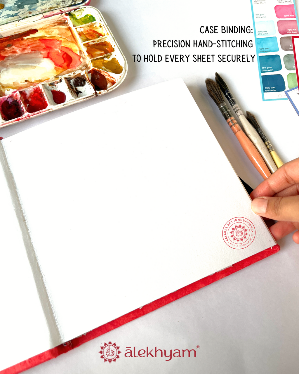Alekhyam Watercolour Journal Square