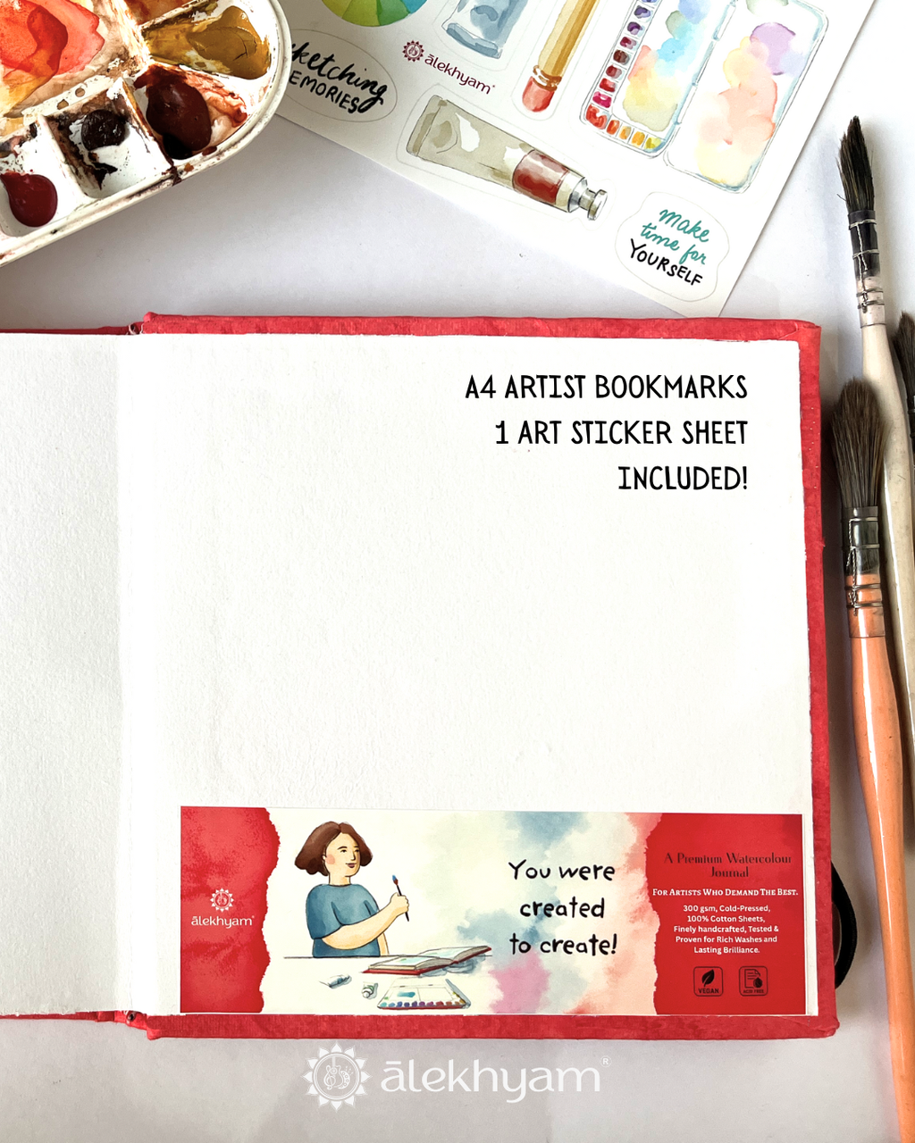 Alekhyam Watercolour Journal Square